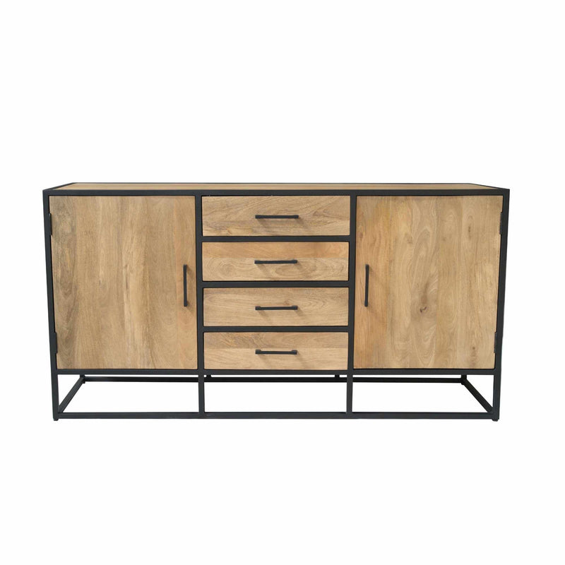 Sideboard Dakota Natur Mangoholz in 2 Größen