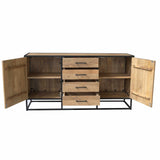 Sideboard Dakota Natur Mangoholz in 2 Größen