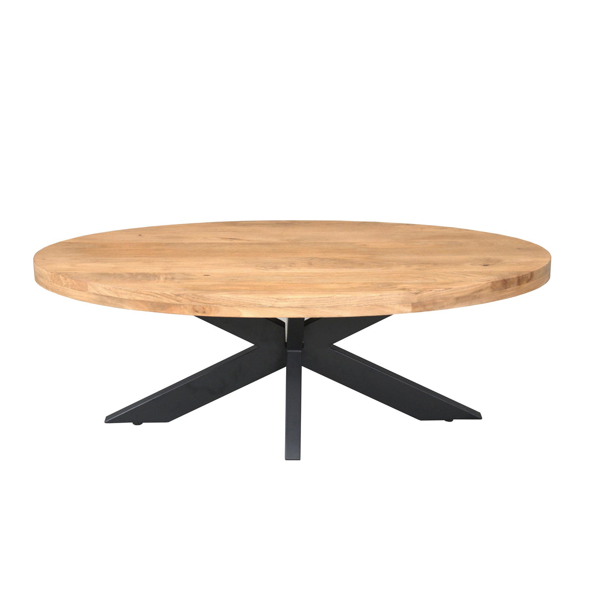 Couchtisch oval Dakota Natur Mangoholz 130 cm