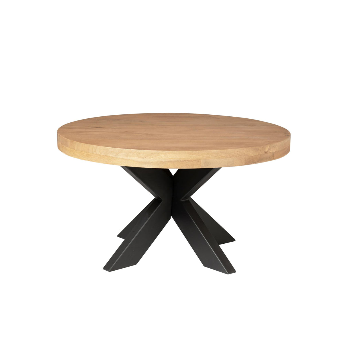 Couchtisch rund Dakota Natur Mangoholz 80 cm