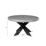 Couchtisch rund Dakota Natur Mangoholz 80 cm
