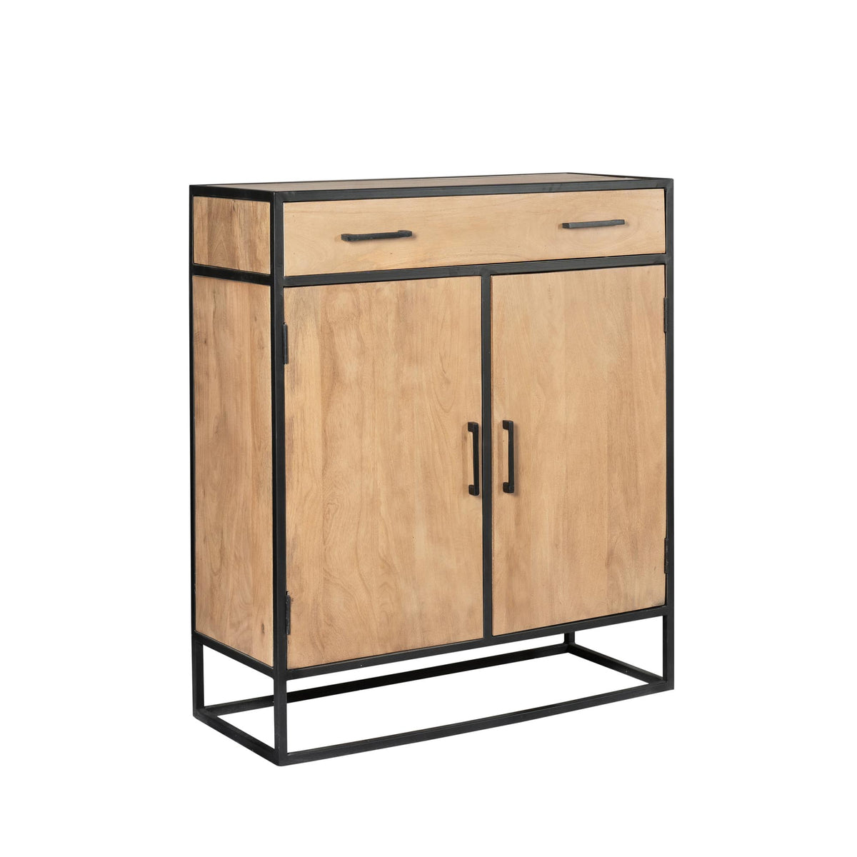 Kabinettschrank Dakota Natur Mangoholz in 2 Größen