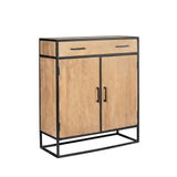Kabinettschrank Dakota Natur Mangoholz in 2 Größen