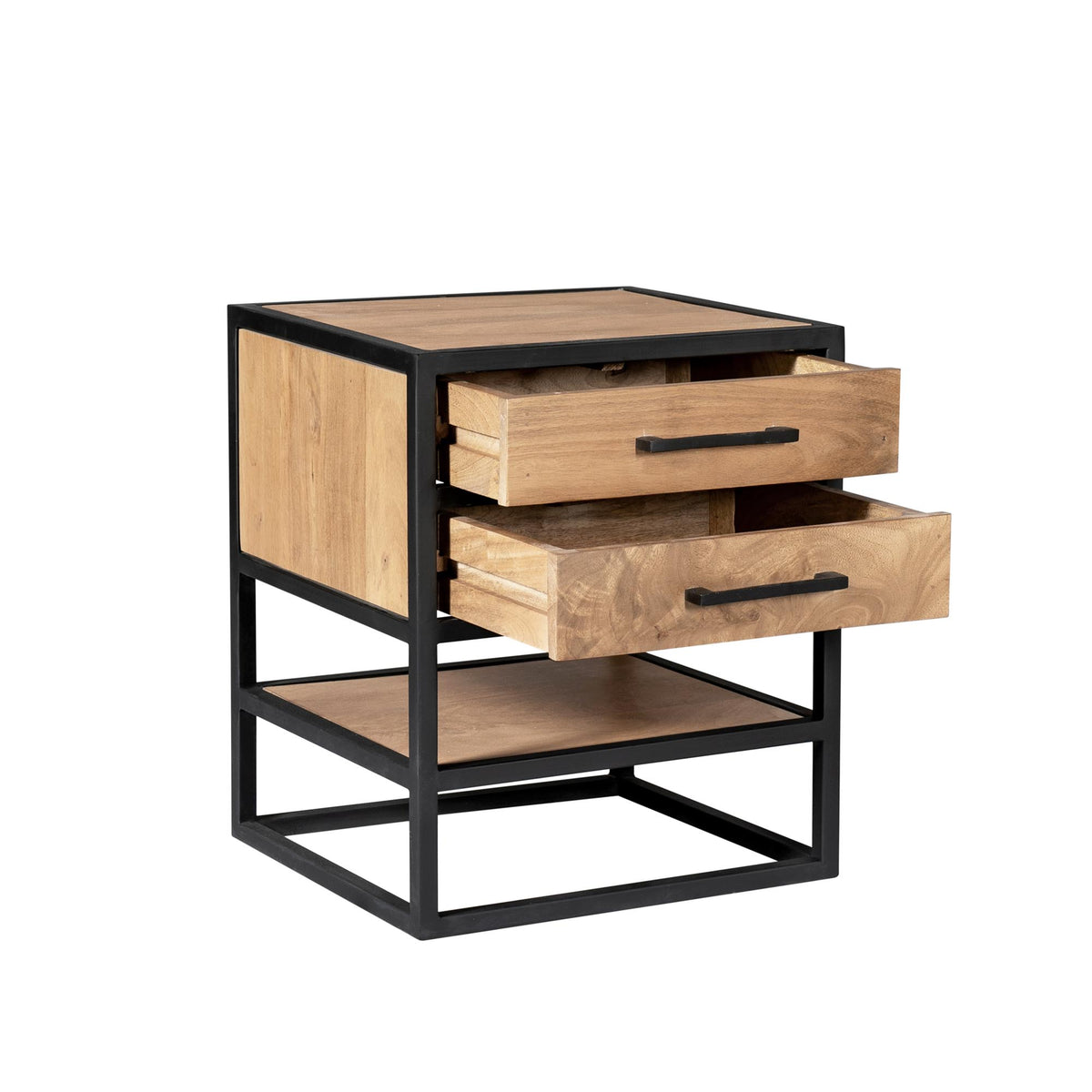 Nachttisch Dakota Natur Mangoholz 45 cm
