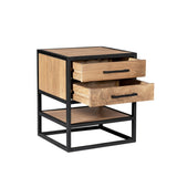 Nachttisch Dakota Natur Mangoholz 45 cm