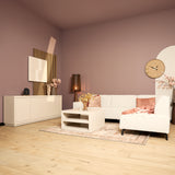 Couchtisch quadratisch Brussel Sand Mangoholz 80 cm