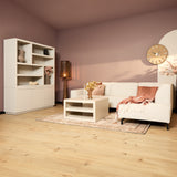 Couchtisch quadratisch Brussel Sand Mangoholz 80 cm