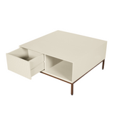 Couchtisch quadratisch Madison Sand Mangoholz 80 cm