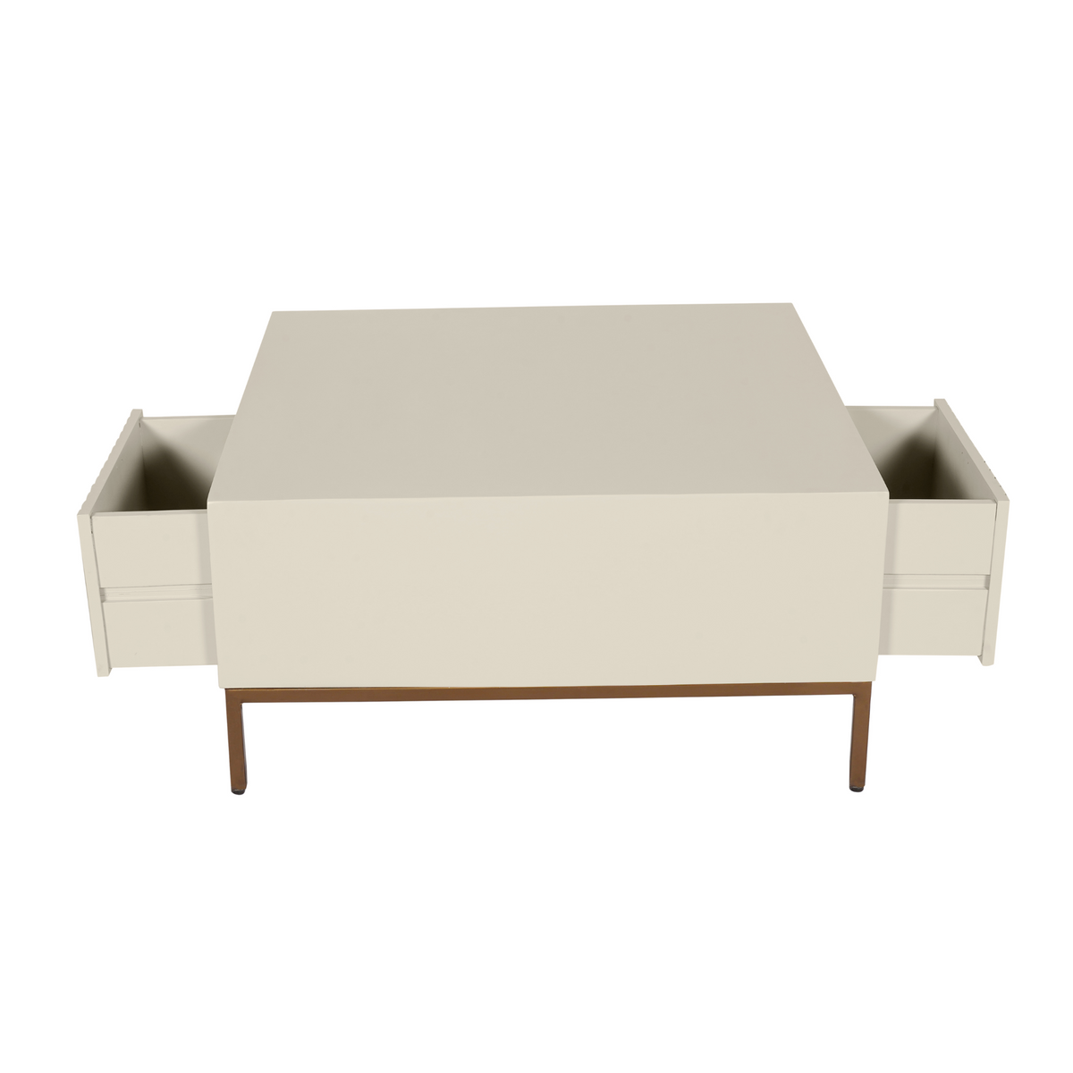 Couchtisch quadratisch Madison Sand Mangoholz 80 cm