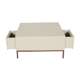 Couchtisch quadratisch Madison Sand Mangoholz 80 cm