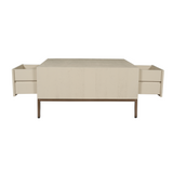 Couchtisch quadratisch Madison Sand Mangoholz 80 cm