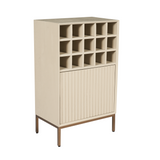 Weinschrank Madison Sand Mangoholz 55 cm