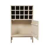 Weinschrank Madison Sand Mangoholz 55 cm