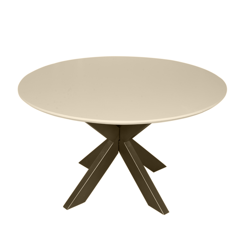 Esstisch rund Madison Sand Mangoholz 130 cm
