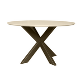 Esstisch rund Madison Sand Mangoholz 130 cm