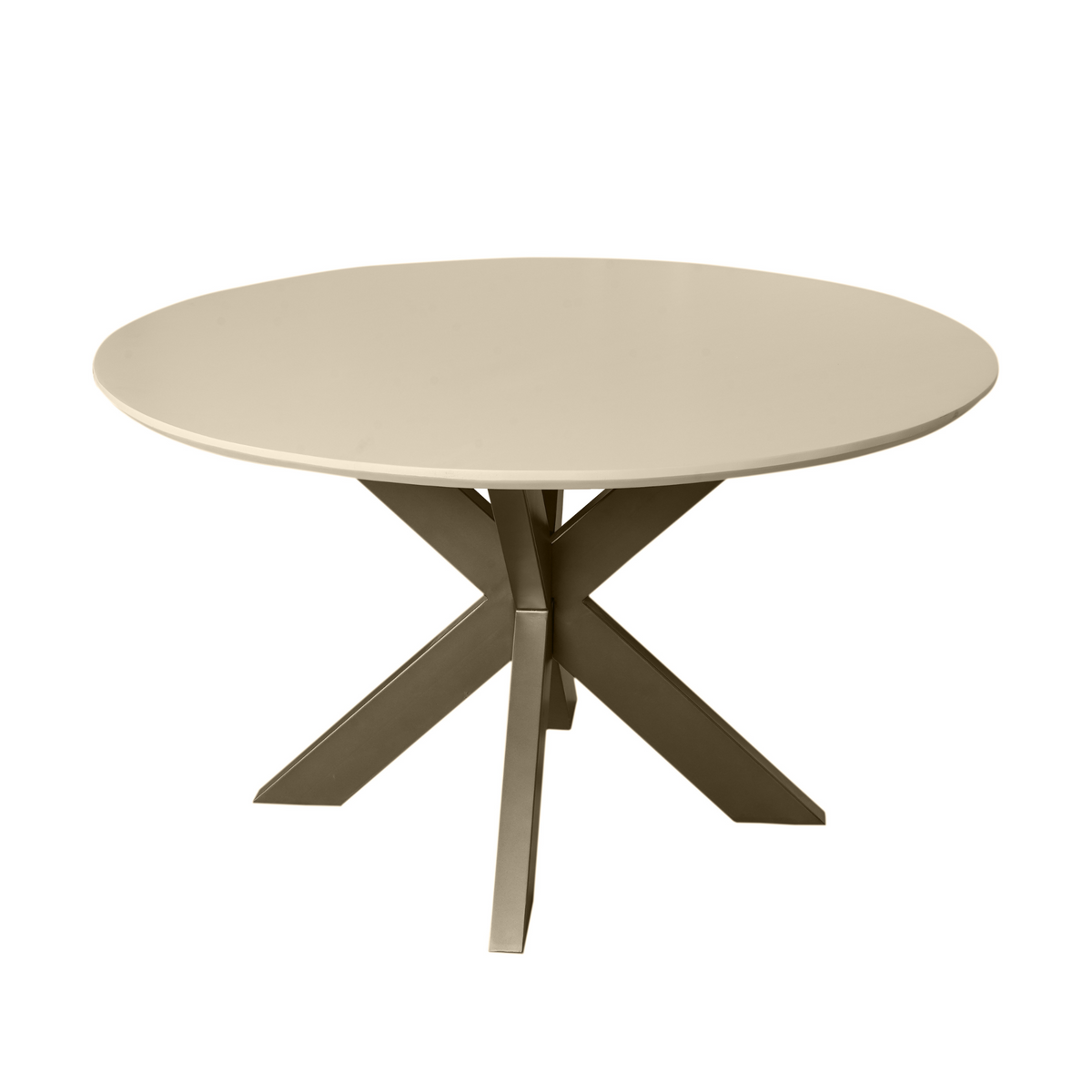 Esstisch rund Madison Sand Mangoholz 130 cm