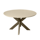 Esstisch rund Madison Sand Mangoholz 130 cm