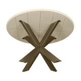 Esstisch rund Madison Sand Mangoholz 130 cm