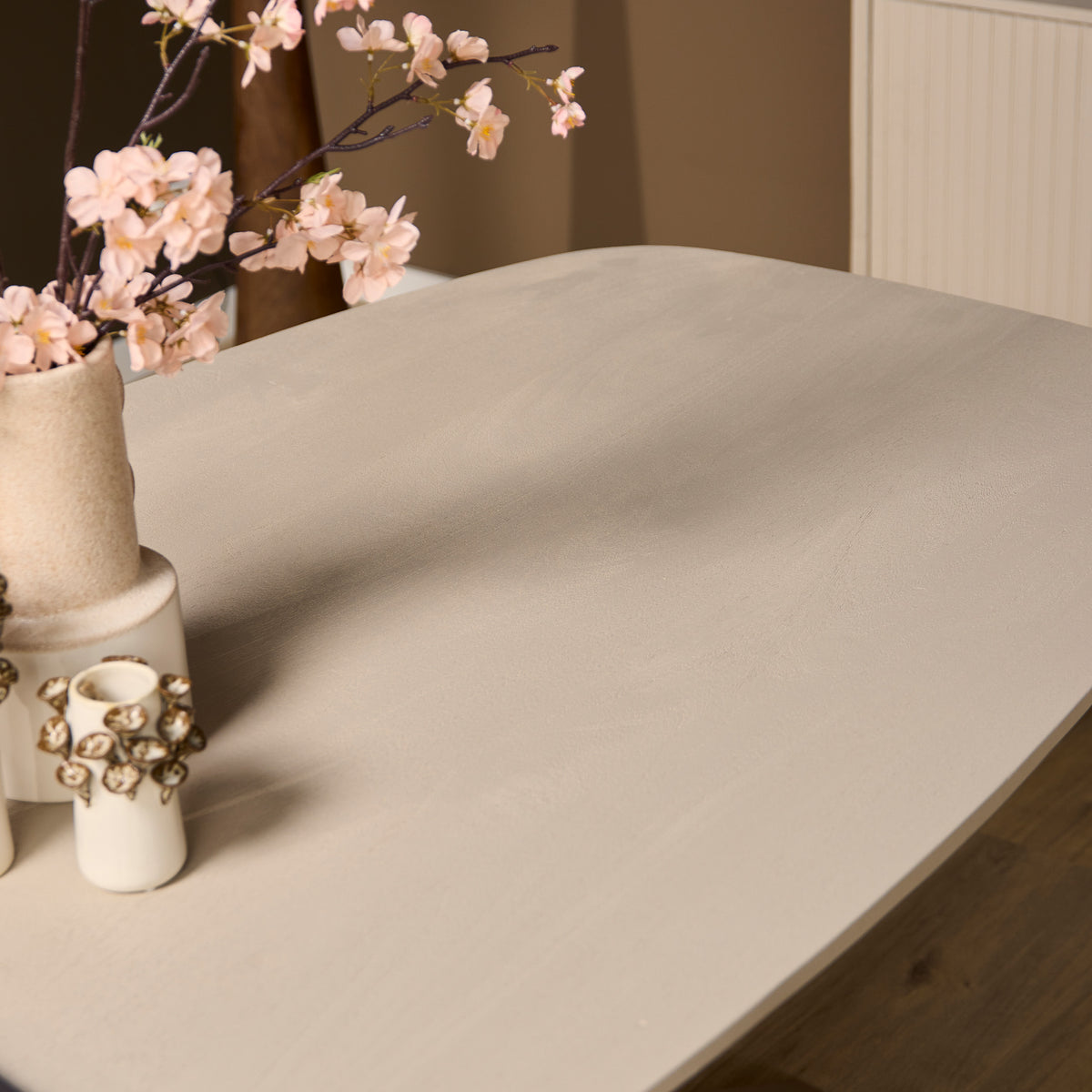 Esstisch dänisch oval Madison Sand Mangoholz in 3 Größen