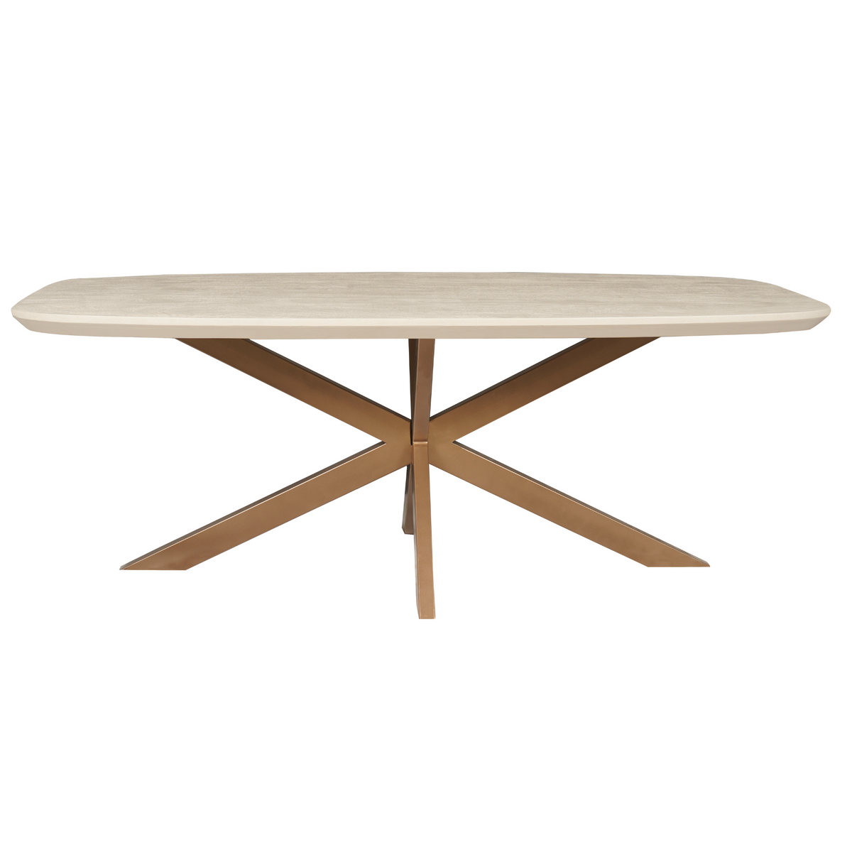 Esstisch dänisch oval Madison Sand Mangoholz in 3 Größen