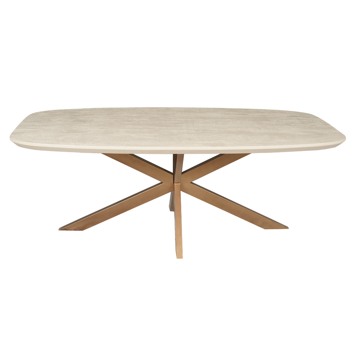 Esstisch dänisch oval Madison Sand Mangoholz 160 cm