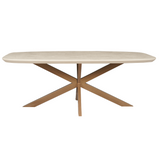 Esstisch dänisch oval Madison Sand Mangoholz 160 cm