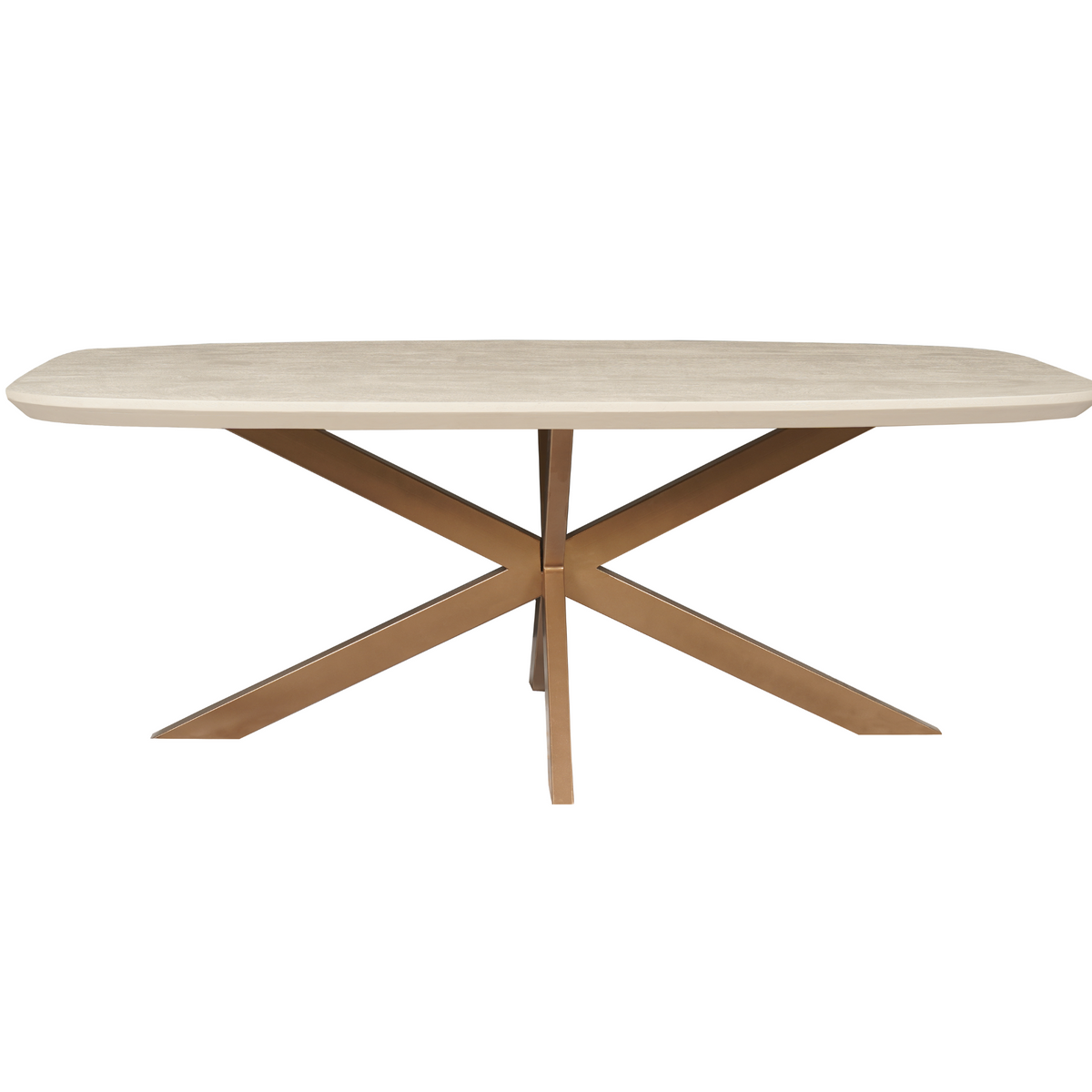 Esstisch dänisch oval Madison Sand Mangoholz in 3 Größen