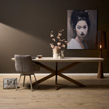 Esstisch dänisch oval Madison Sand Mangoholz in 3 Größen