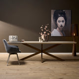 Esstisch dänisch oval Madison Sand Mangoholz in 3 Größen