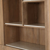 Einlegeboden Regal XL Dallas Beige Marmor Set mit 4