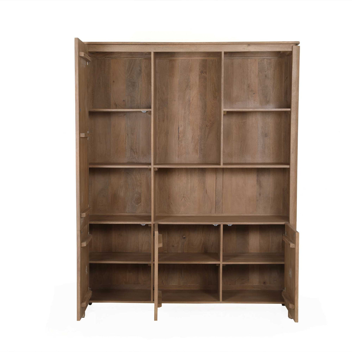 Regal XL Dallas Natur Mangoholz 160 cm