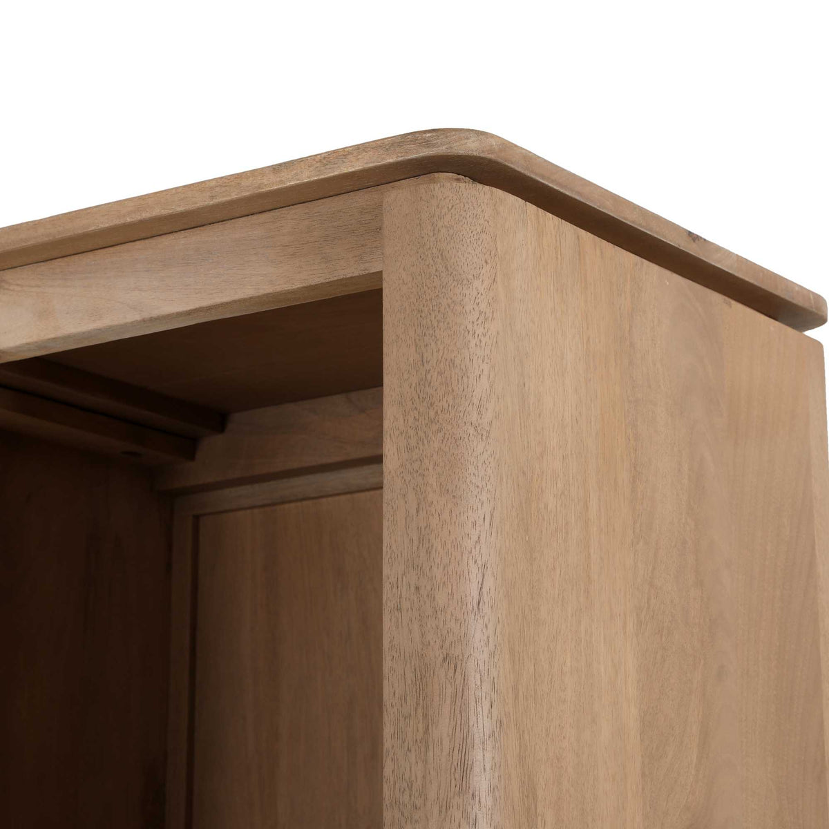 Regal XL Dallas Natur Mangoholz 160 cm
