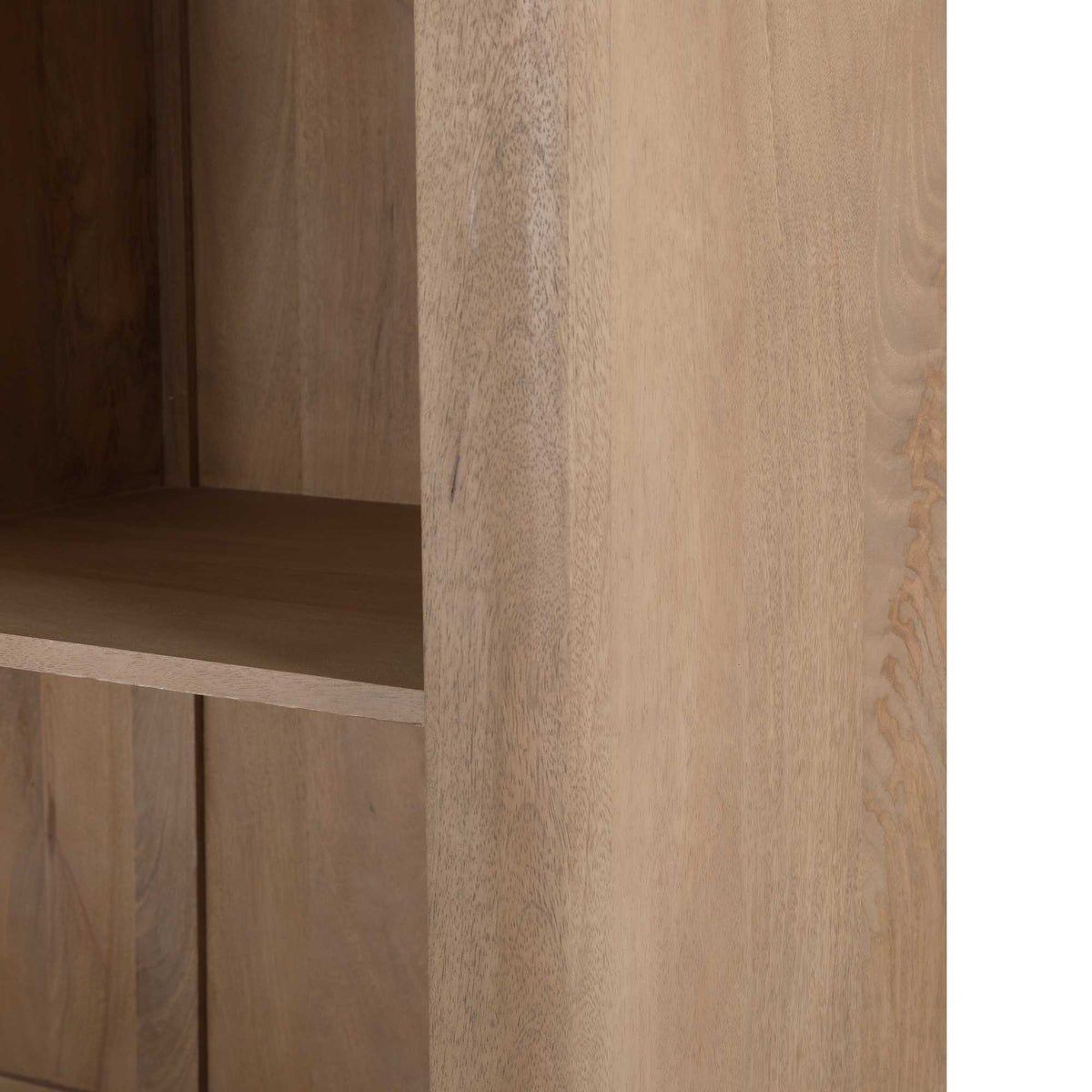 Regal XL Dallas Natur Mangoholz 160 cm