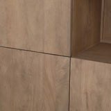 Regal XL Dallas Natur Mangoholz 160 cm