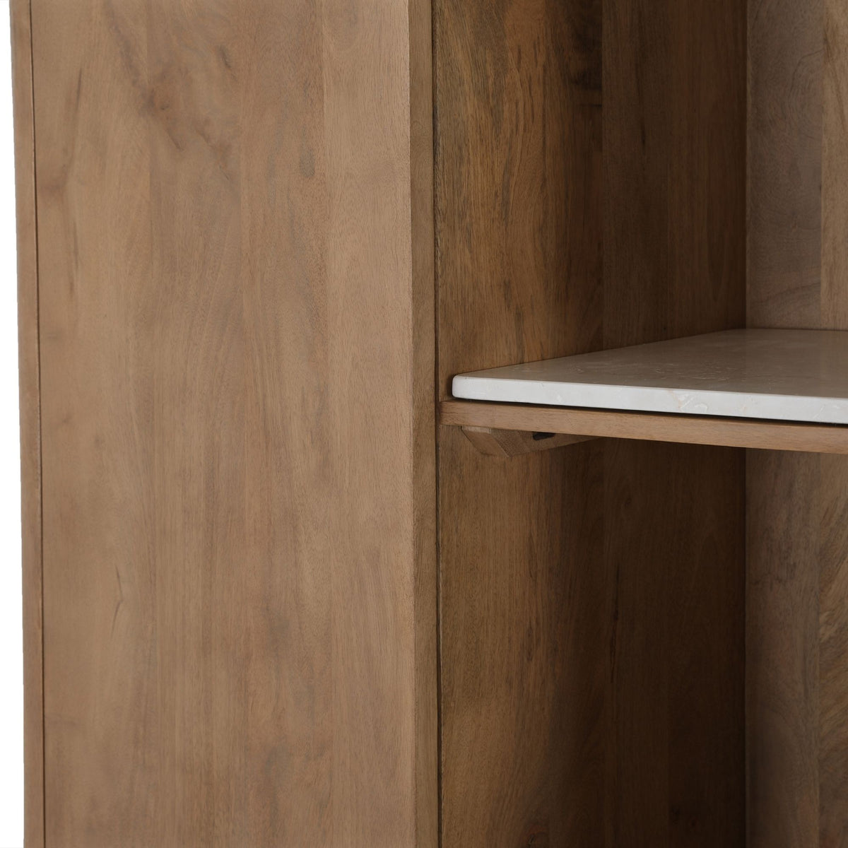 Einlegeboden Regal Dallas Beige Marmor Set mit 2