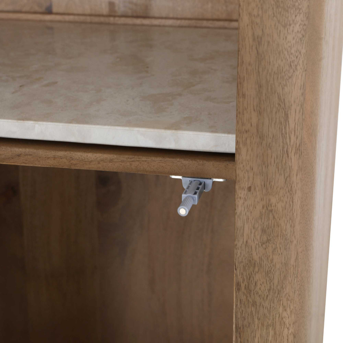 Bücherregal Dallas Natur Mangoholz 55 cm
