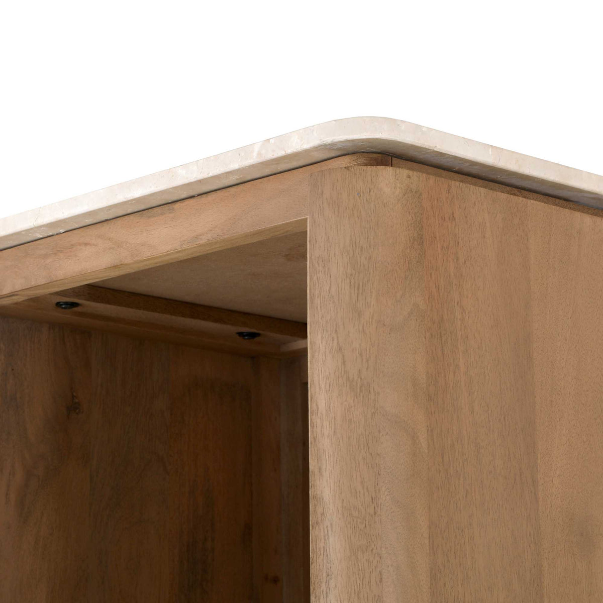 Bücherregal Dallas Natur Mangoholz 55 cm