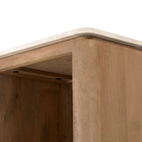 Bücherregal Dallas Natur Mangoholz 55 cm