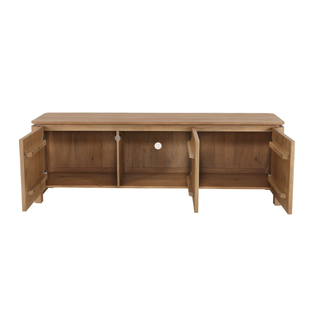 TV-Lowboard Dallas Natur Mangoholz 165 cm