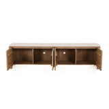 TV-Lowboard Dallas Mangoholz massiv, in 2 Farben, 210 cm