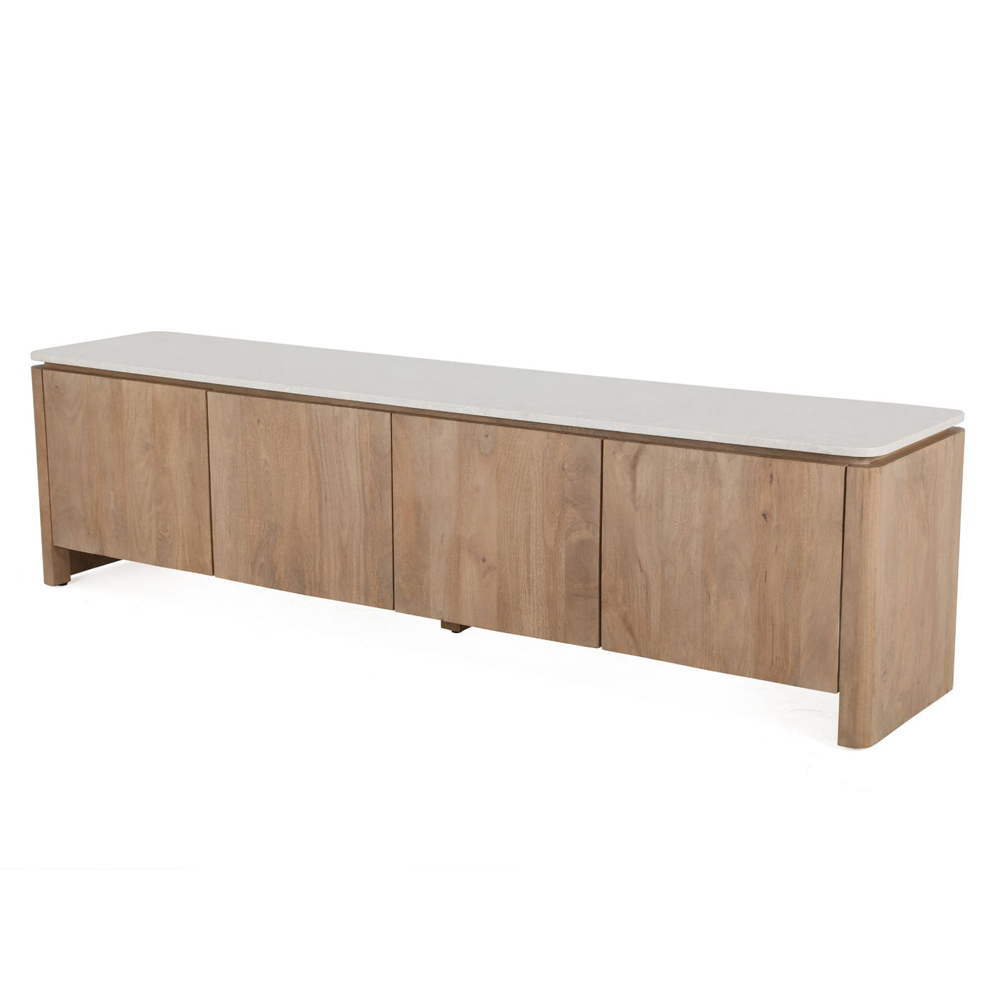 TV-Lowboard Dallas Mangoholz massiv, in 2 Farben, 210 cm