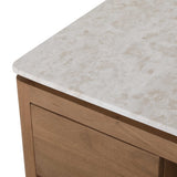 Aufsatzplatte Couchtisch Dallas Beige Marmor