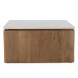 Couchtisch quadratisch Dallas Natur Mangoholz 80 cm