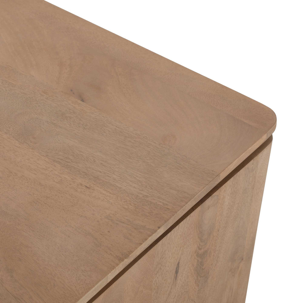 Couchtisch quadratisch Dallas Natur Mangoholz 80 cm