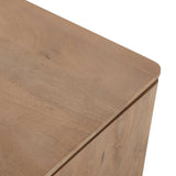 Couchtisch quadratisch Dallas Natur Mangoholz 80 cm
