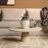 Couchtisch Mabel Sand Mangoholz 90 cm