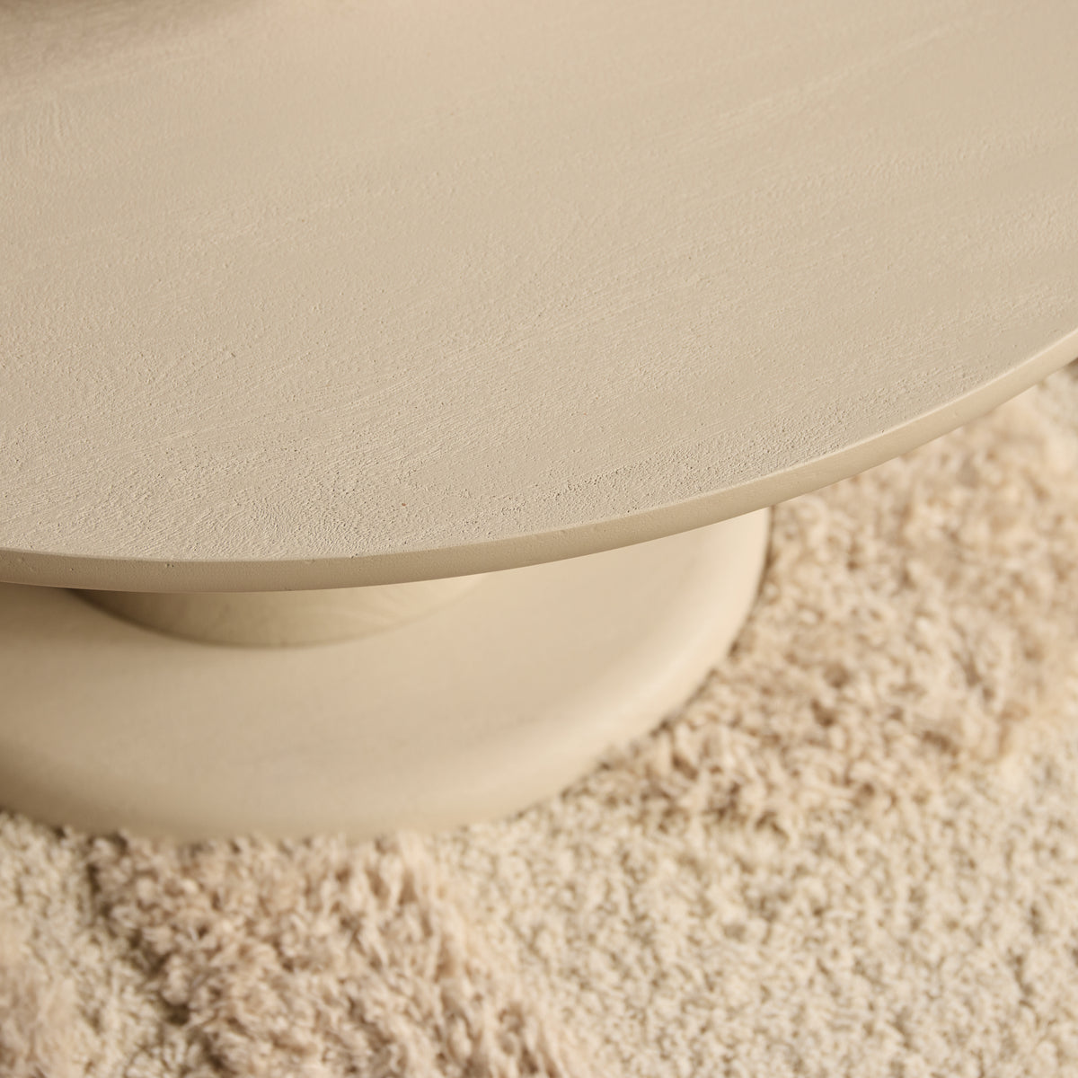 Couchtisch Mabel Sand Mangoholz 90 cm