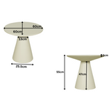 Couchtisch Bellis Sand Mangoholz 60 cm