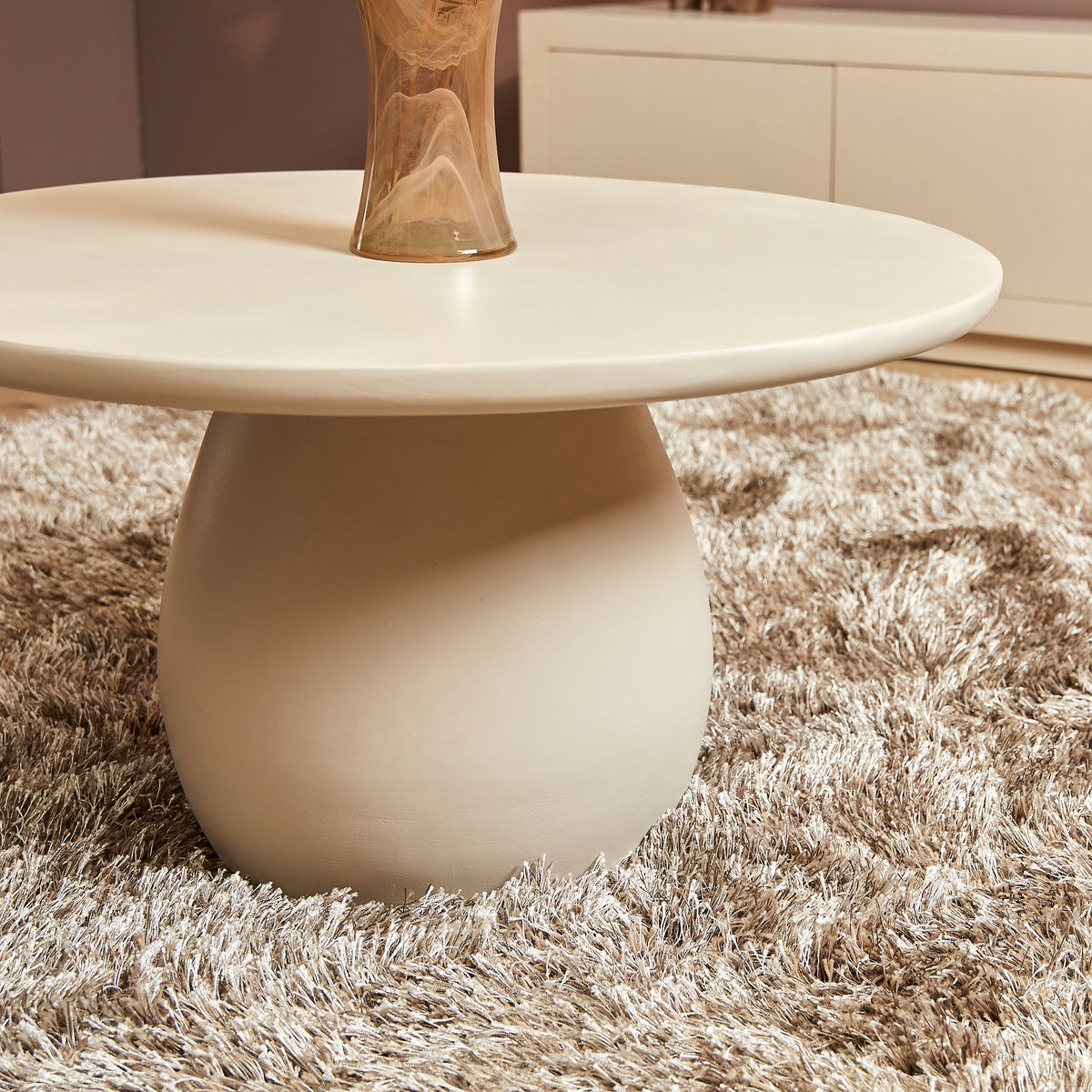 Couchtisch Mosi Sand Mangoholz 70 cm
