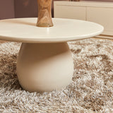 Couchtisch Mosi Sand Mangoholz 70 cm